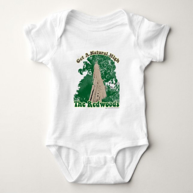 Redwood Natural High Baby Bodysuit (Front)