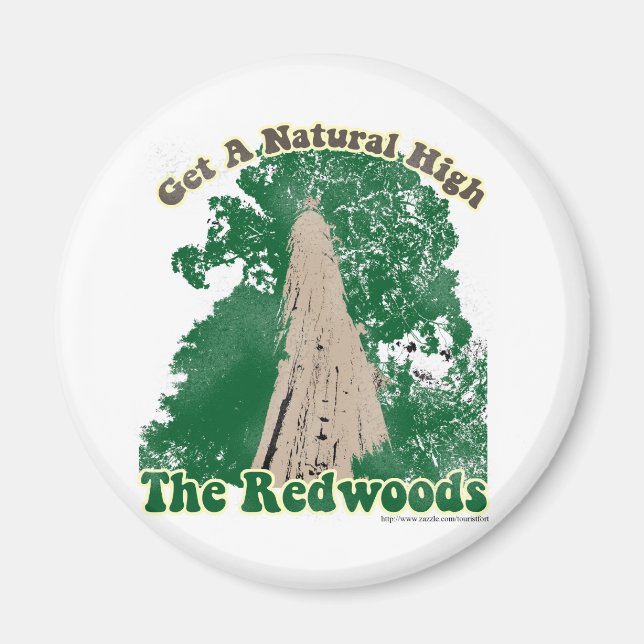 Redwood Natural High Magnet (Front)