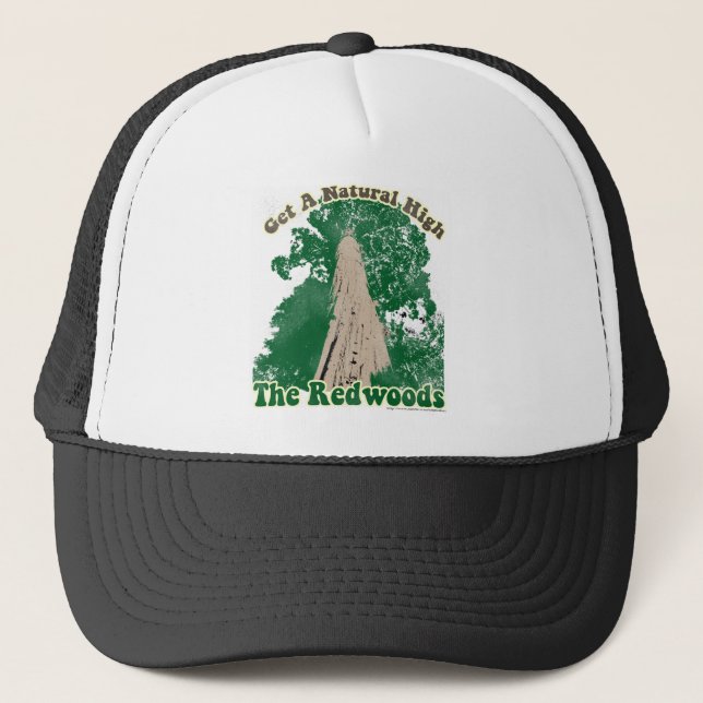 Redwood Natural High Trucker Hat (Front)