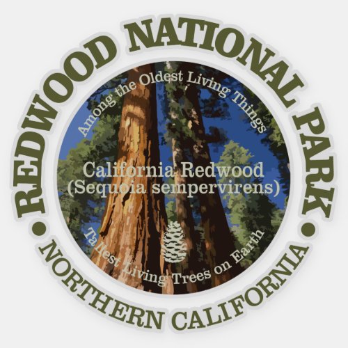 Redwood NP Sticker
