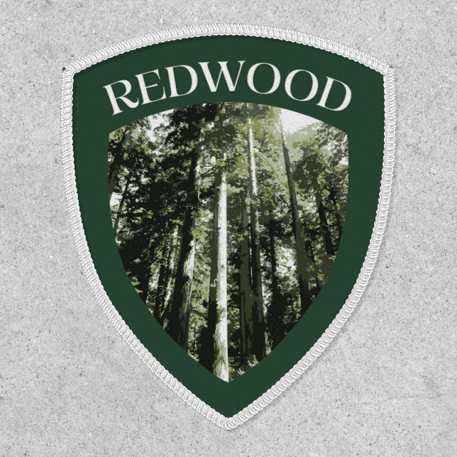 Redwood Patch, National Park Badge (Front)