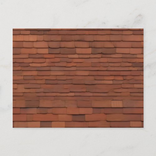 Redwood roof shingles postcard