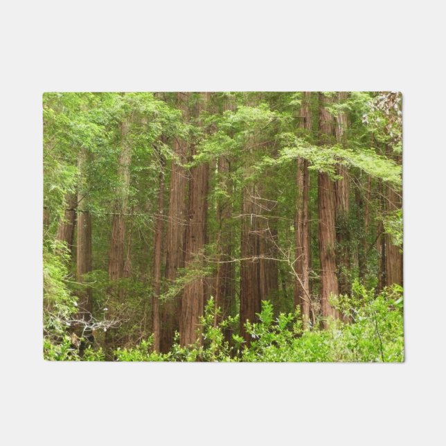 Redwood Trees at Muir Woods National Monument Doormat (Front)