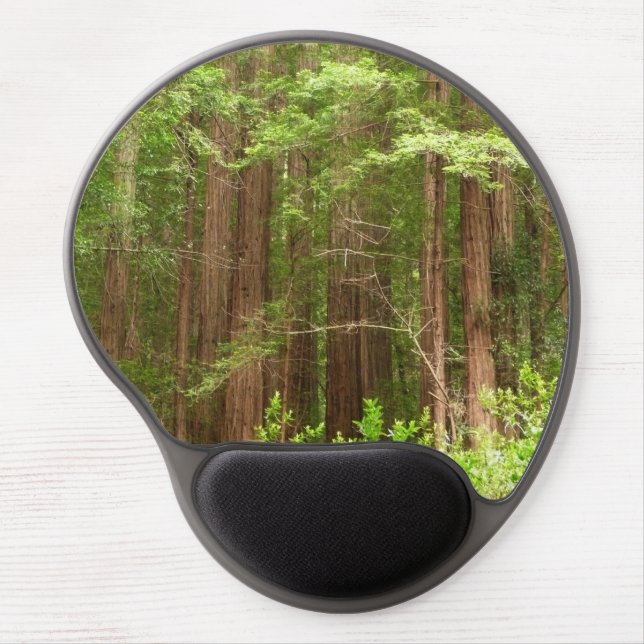Redwood Trees at Muir Woods National Monument Gel Mouse Pad (Front)