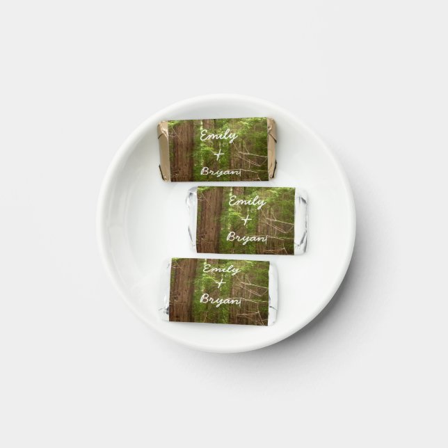 Redwood Trees at Muir Woods National Monument Hershey's Miniatures (Plate)