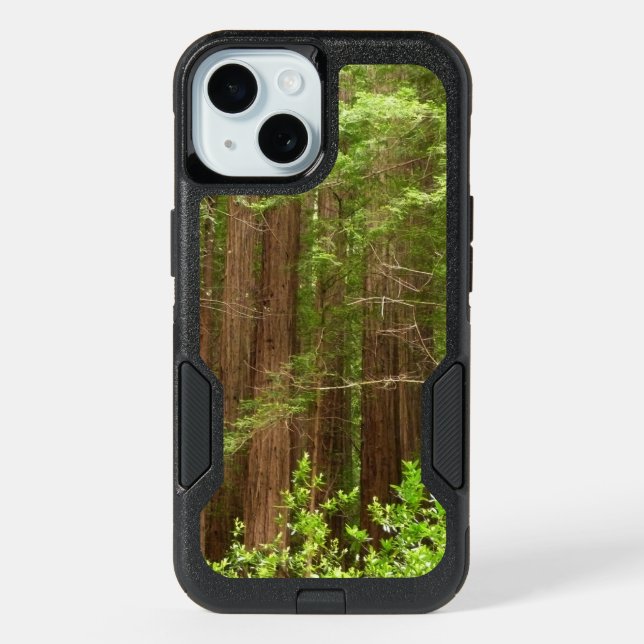 Redwood Trees at Muir Woods National Monument iPhone 15 Case (Back)