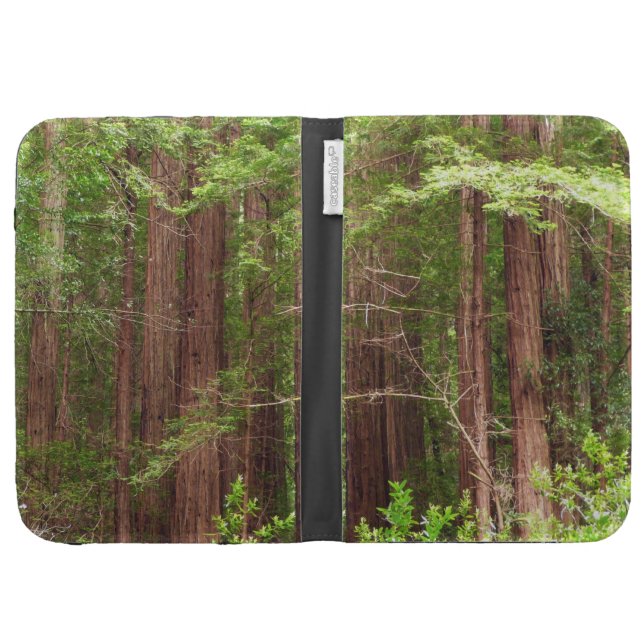 Redwood Trees at Muir Woods National Monument Kindle Keyboard Covers (Opened)