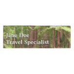 Redwood Trees at Muir Woods National Monument Name Tag