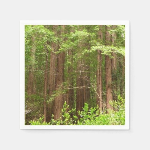Redwood Trees at Muir Woods National Monument Napkins