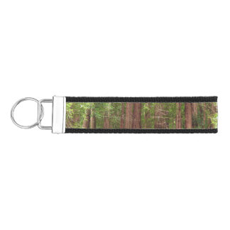 Redwood Trees at Muir Woods National Monument Wrist Keychain