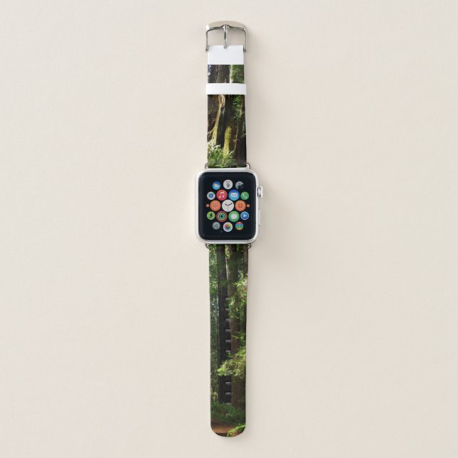 Redwoods and Ferns at Redwood National Park Apple Watch Band (Front)