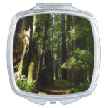 Redwoods and Ferns at Redwood National Park Compact Mirror