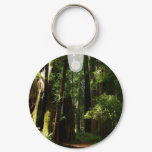 Redwoods and Ferns at Redwood National Park Keychain
