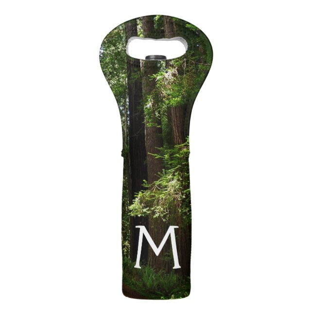 Redwoods and Ferns at Redwood National Park Wine Bag (Front)