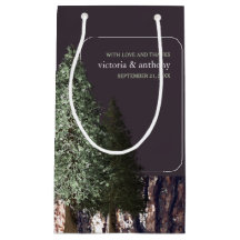 Redwoods & Bark, Rustic Wedding Favor