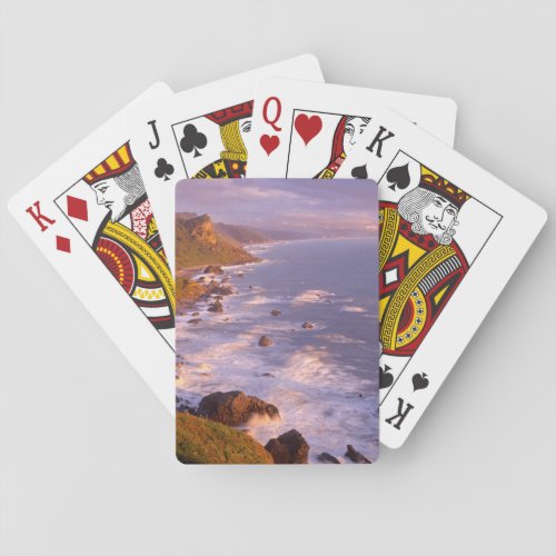 Redwoods coastline California Poker Cards