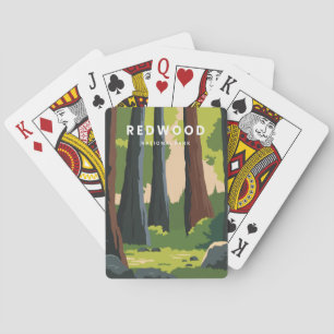 Redwoods National park Poker Cards