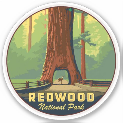 Redwoods National Park  Sticker