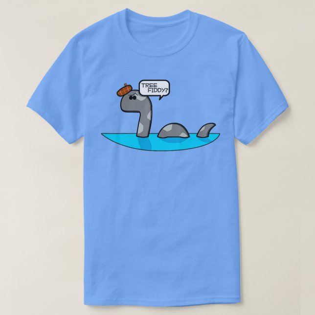 ree Fiddy  Funny Loch Ness Monster Nessie  3  T-Shirt (Design Front)
