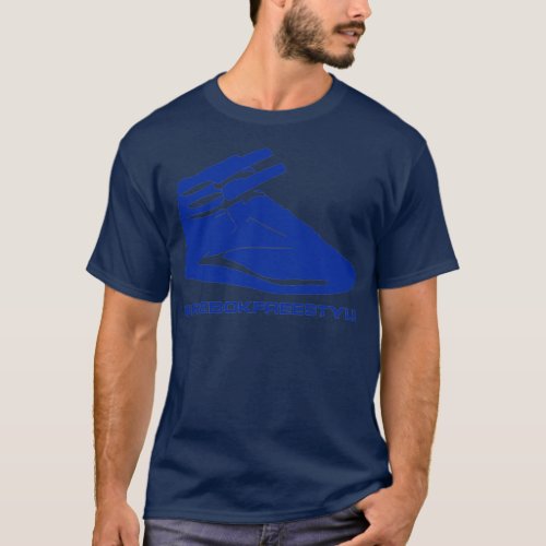 Reebok Freestyle Sneaker in Blue reebokfreestyle T_Shirt