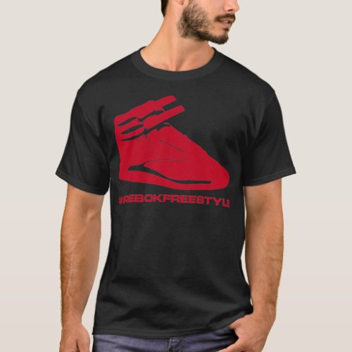 Reebok Freestyle Sneaker in Red reebokfreestyle T_Shirt