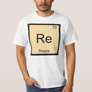 Reece Name Chemistry Element Periodic Table T-Shirt