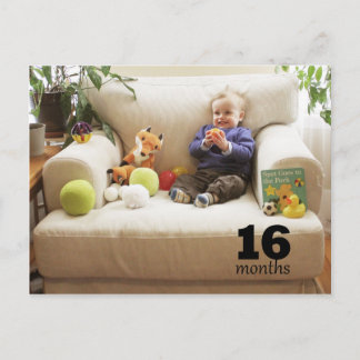 Reed - 16 months postcard