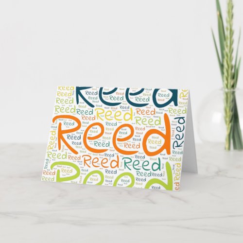 Reed Card