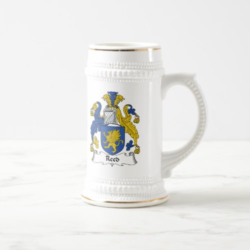 Reed Family Crest Beer Stein