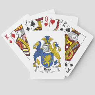 Reed Family Crest Poker Cards