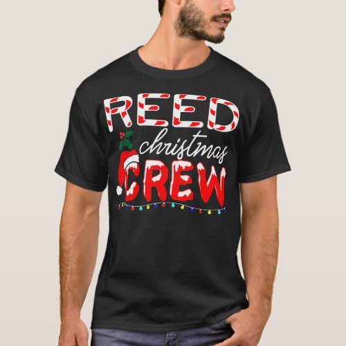 Reed Last Name Christmas Crew Gift Thanksgiving T_Shirt