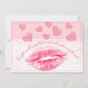 Reed Lips Valentine With Quote Holiday Card