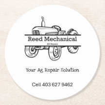 Reed Mechanical Paper Coaster