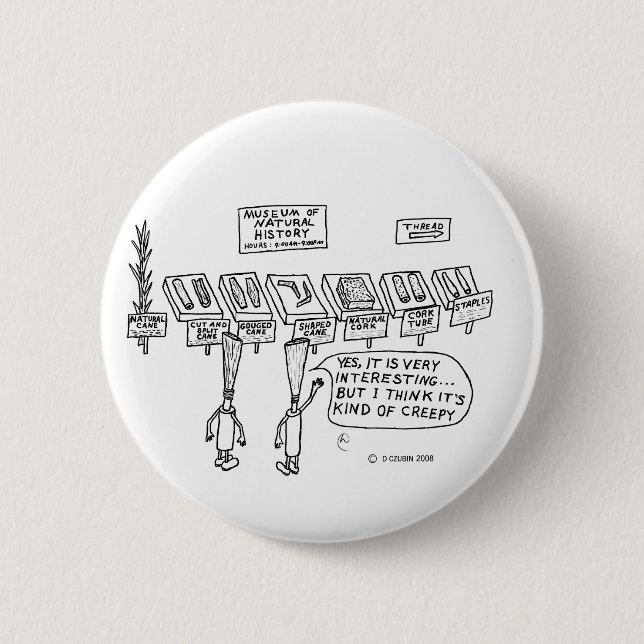 Reed Natural History Pinback Button (Front)