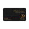 Reed Plant Grunge Exquisite Black Gold Line