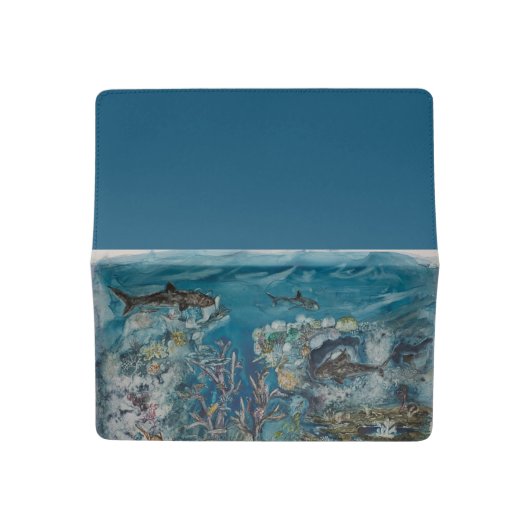 Reef Checkbook Cover (Open)