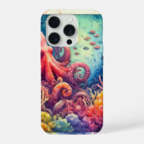 Reef Exploration 4 - Watercolor iPhone 15 Pro Case