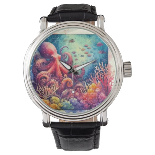 Reef Exploration 4 _ Watercolor Watch
