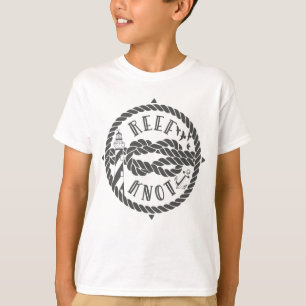 Reef knot sailing illustration T-Shirt