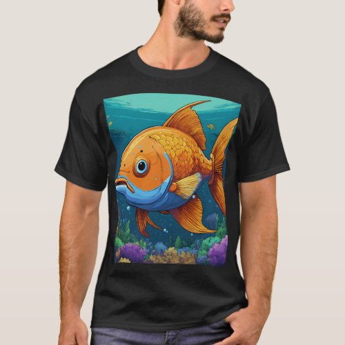 Reef Rendezvous Cartoon Fish T_Shirt Designs