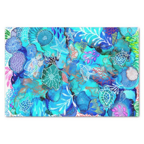 Reef Retreat Tissue Paper