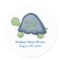 Reef Turtle Personalized Favor Stickers