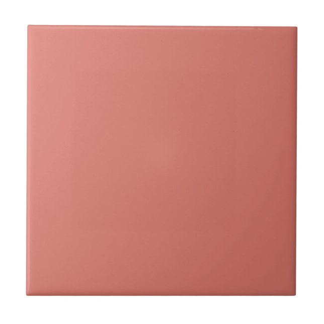 Reefed Coral Square Kitchen and Bathroom Ceramic Tile (Front)