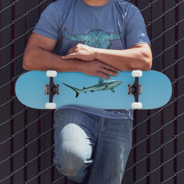 Reefshark - Abstract Design - Cut out of a photo | Skateboard (Outdoor 3)