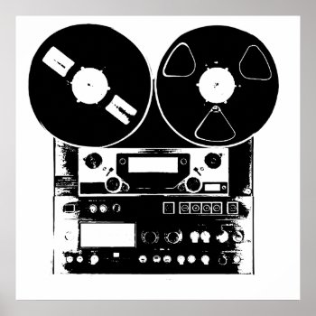 Reel2reel  Poster by styleuniversal at Zazzle