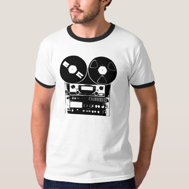 reel2reelblk T-Shirt (Front)