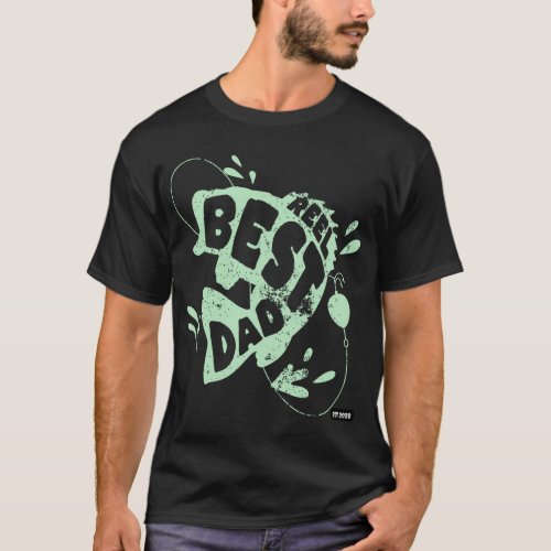 Reel Best Dad Fishing Lover Fathers Day T_Shirt