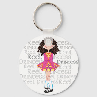 Reel Brunette Keychain