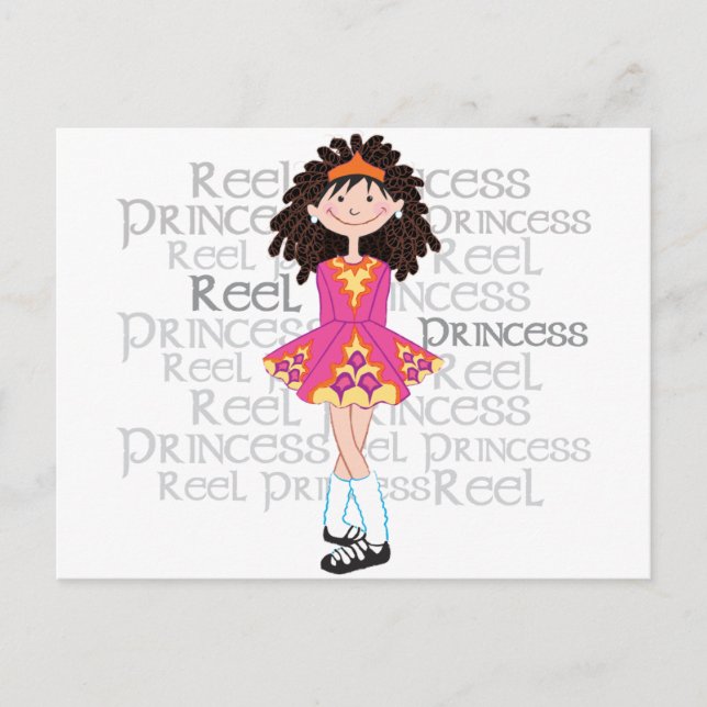 Reel Brunette Postcard (Front)