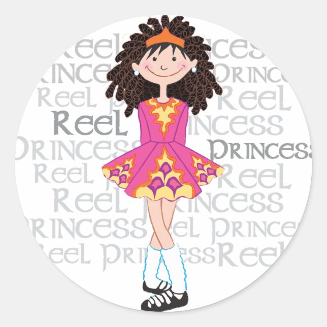 Reel Brunette Sticker (Front)
